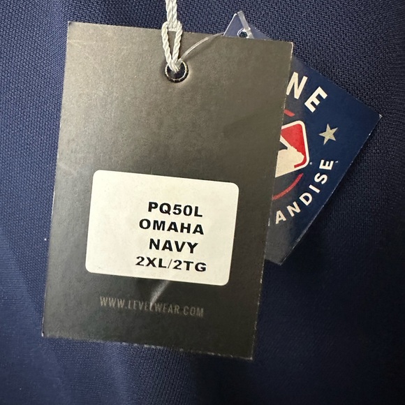 NWT Levelwear Men's Boston Red Sox Omaha Performance Polyester Polo Navy XXL - Picture 7 of 9